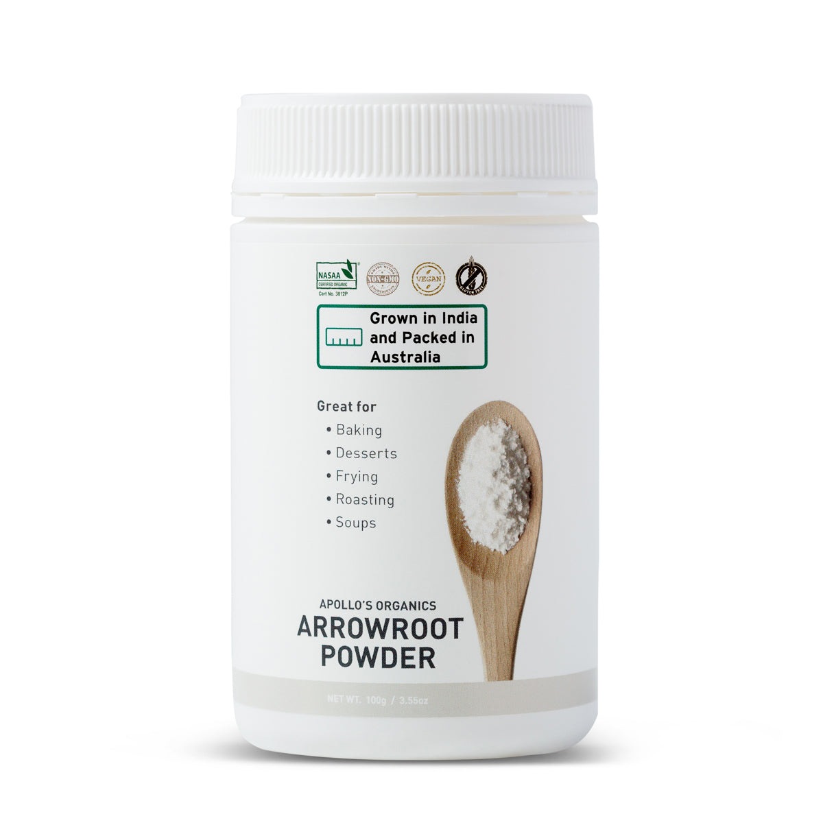 Buy AUGUSTINE'S APPROVED Arrowroot Powder (Certified Organic for Human ...