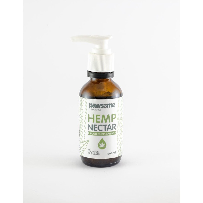 Buy PAWSOME ORGANICS Certified Organic Hemp Nectar For Dogs and Cats 100ML MyDeal