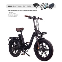 ET-CYCLE F1000 48V 21 Ah , 1008Wh, Hydraulic Brakes [Matt Black]