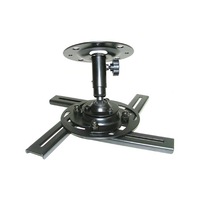 Universal LCD DLP Projector Ceiling Mount Bracket Up to 10kg Black Home Theatre