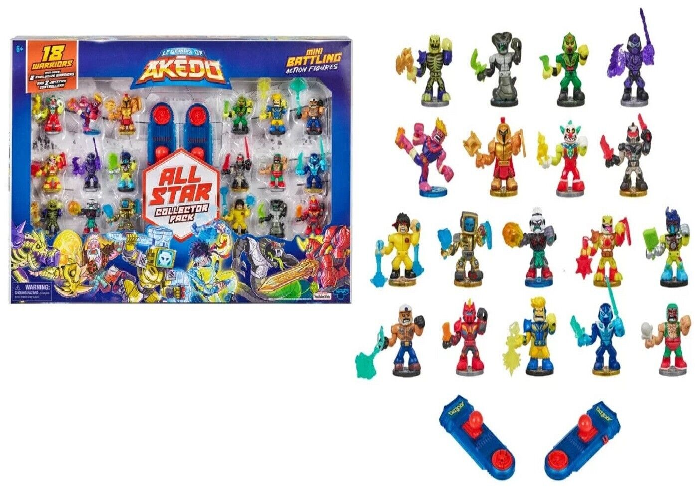 Akedo Ultimate Arcade Warriors - Starter Pack & Warrior Collector