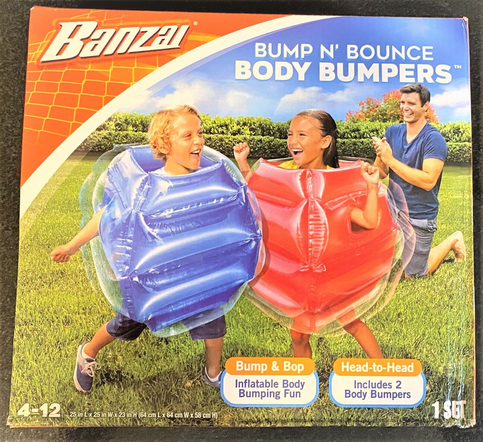 Bump n Bounce Body Bumpers - 2 bumpers included by Banzai by
