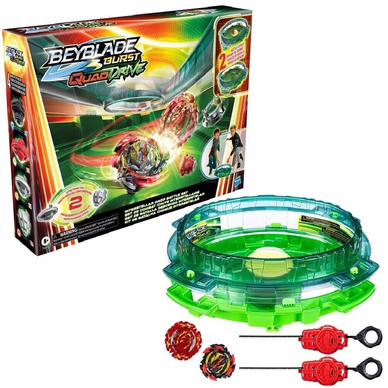 Buy Beyblade Burst Quaddrive Interstellar Drop Beyblade Stadium Battle 