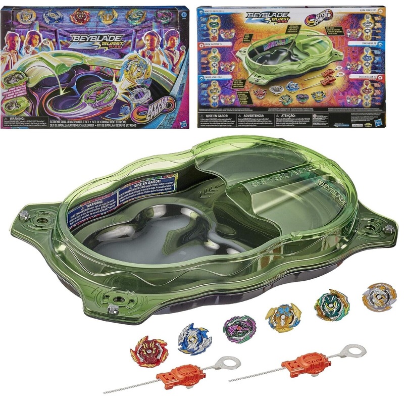 Buy Beyblade Burst Rise Hypersphere Extreme Challenger Battle Set Wit 