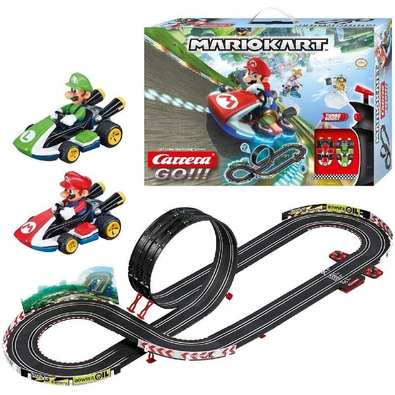 CARRERA GO !!! Mario Kart Track Slot Car Racing Official Nintendo