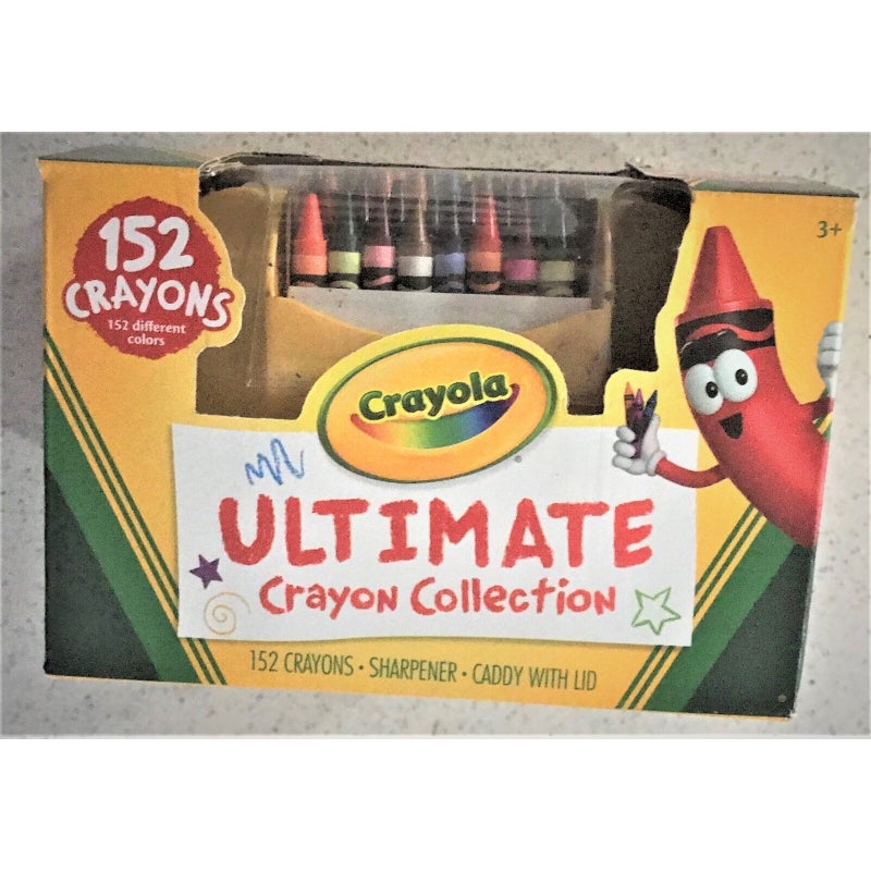 Ultimate Crayon Case, Sharpener Caddy, 152 Colors