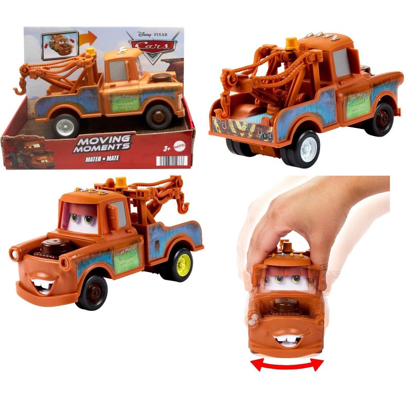 Buy Disney Pixar-Tow Mater-Cars Toy Car with Moving Eyes Mouth Fun - MyDeal