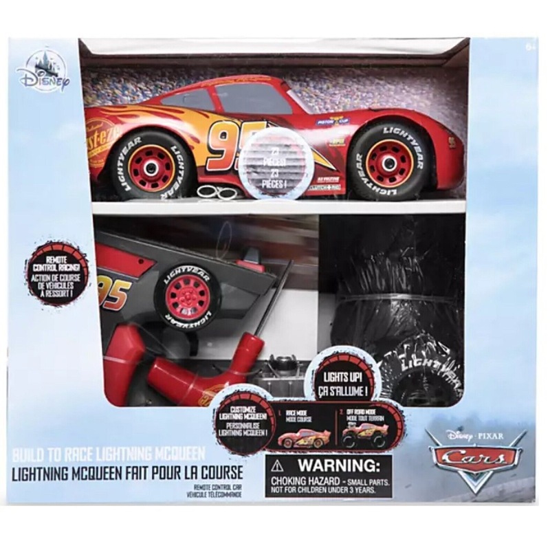 Buy Disney Store Cars 3 Build to Race Lightning McQueen Remote Control