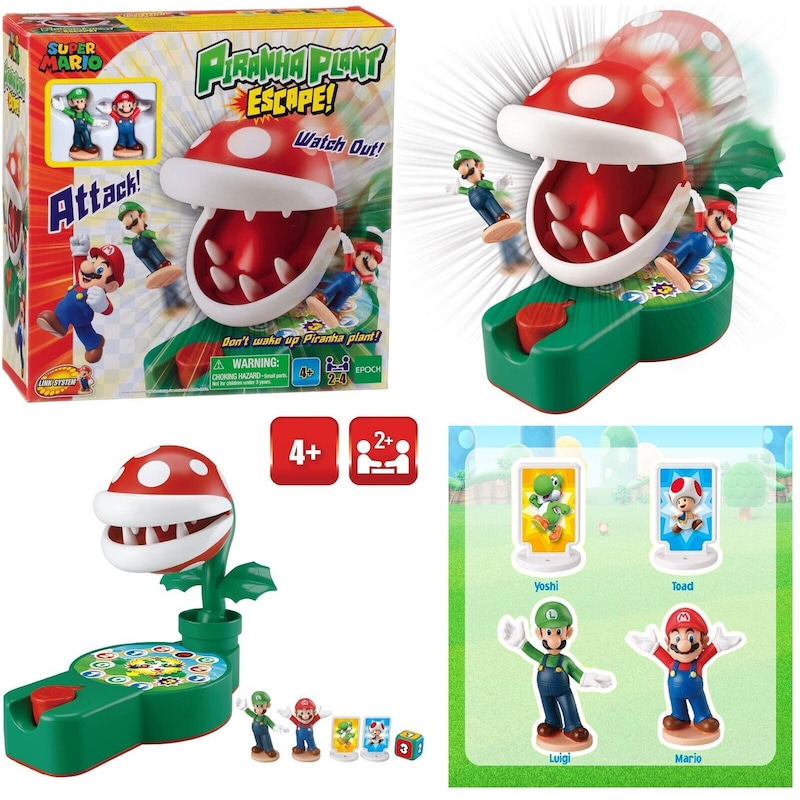 FREE! - Super Mario Board Game, Piranha Plant Escape