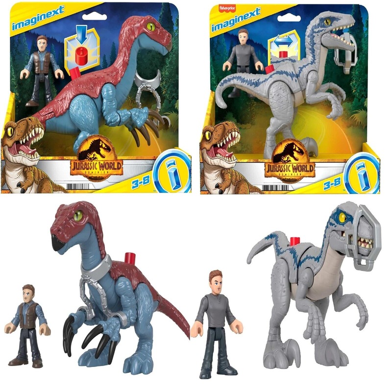 Buy Fisher-Price Imaginext Jurassic World Dominion Dinosaur Blue and ...