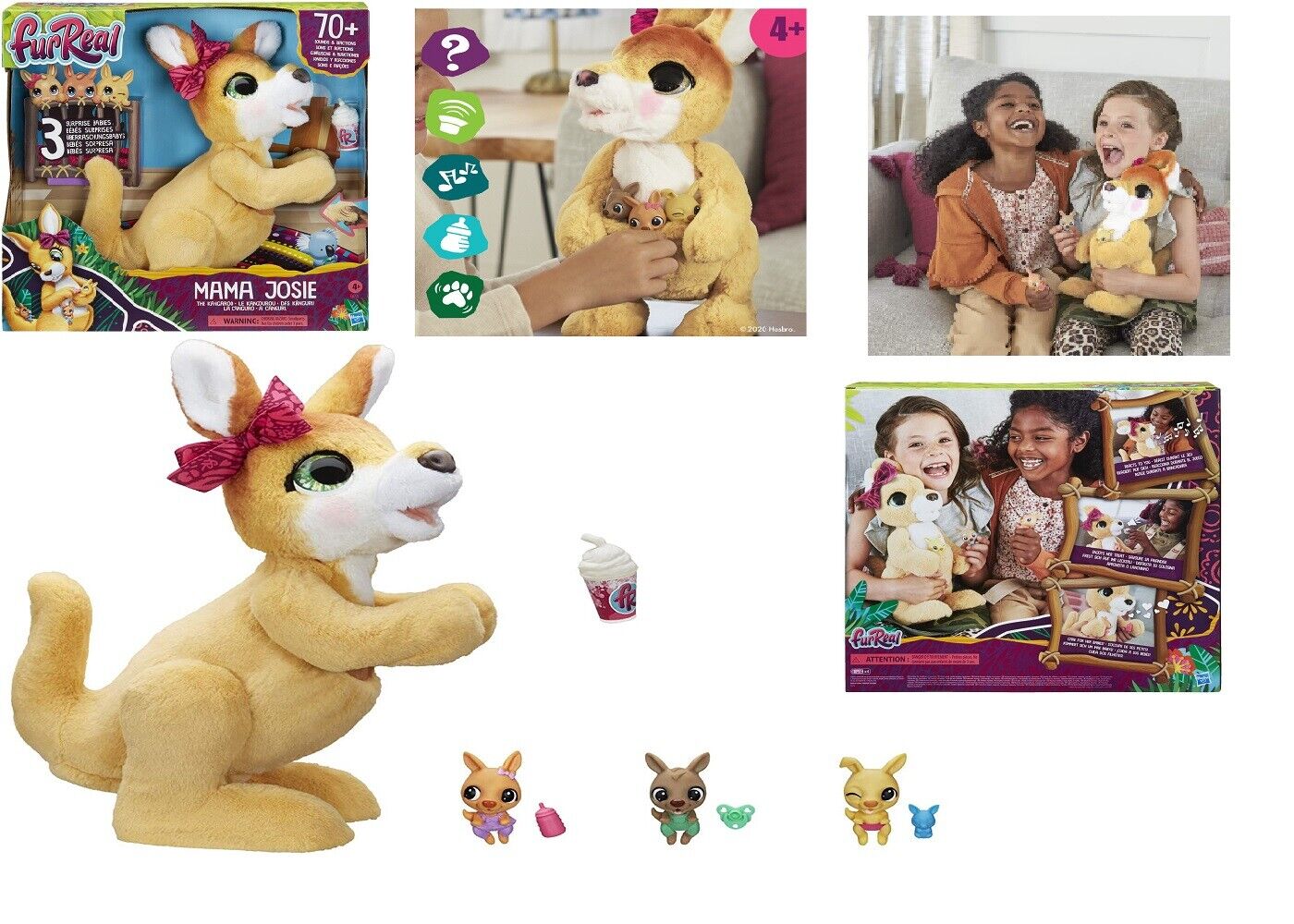 Mama Josie Furreal Muñecos Toy Lolo Mi Loro Hasbro Lolo Furreal