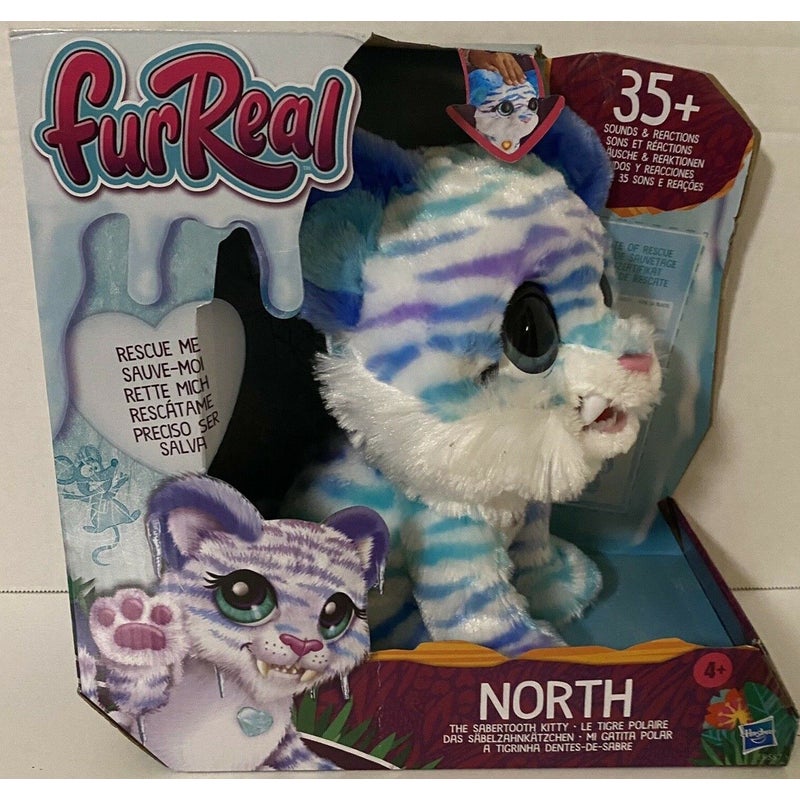 FurReal North the Sabertooth Kitty Electronic Interactive Pet Kids Toy for  Boys and Girls Ages 4 and up 