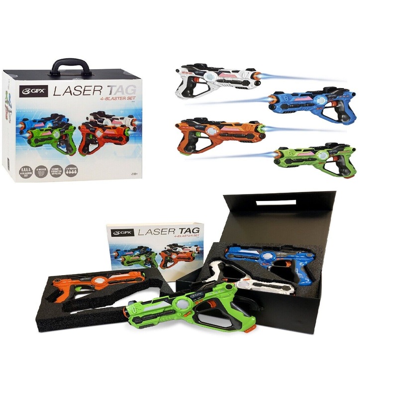 Buy GPX Laser Tag Blasters 4 Pack Ages 8+ Toy Play Fight Gun Gift Set