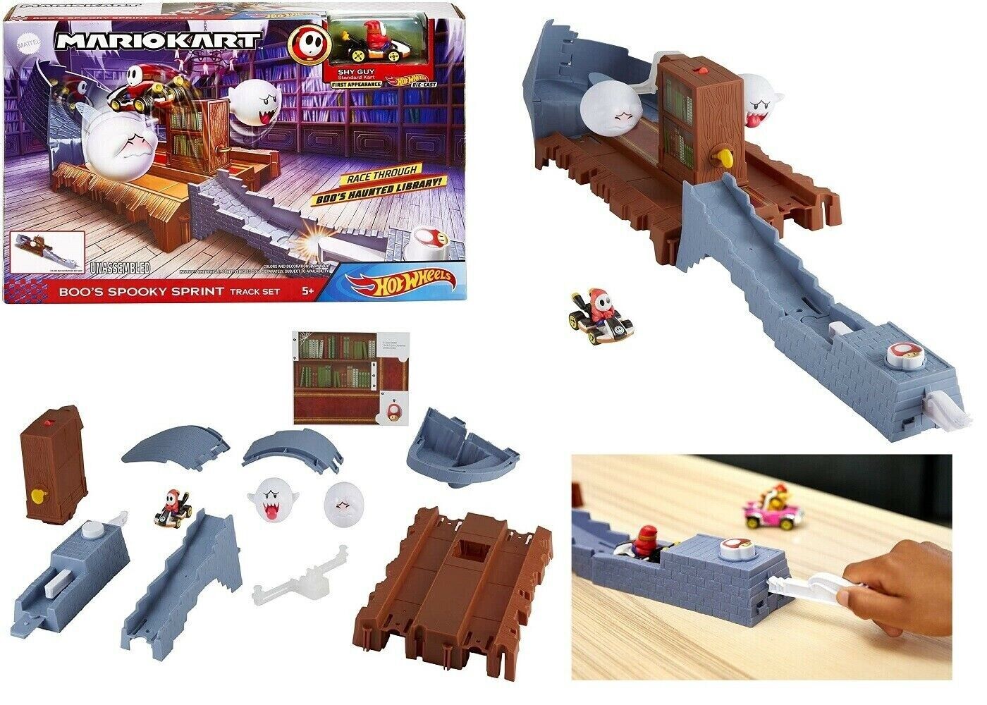 Mario kart race sale track hot wheels