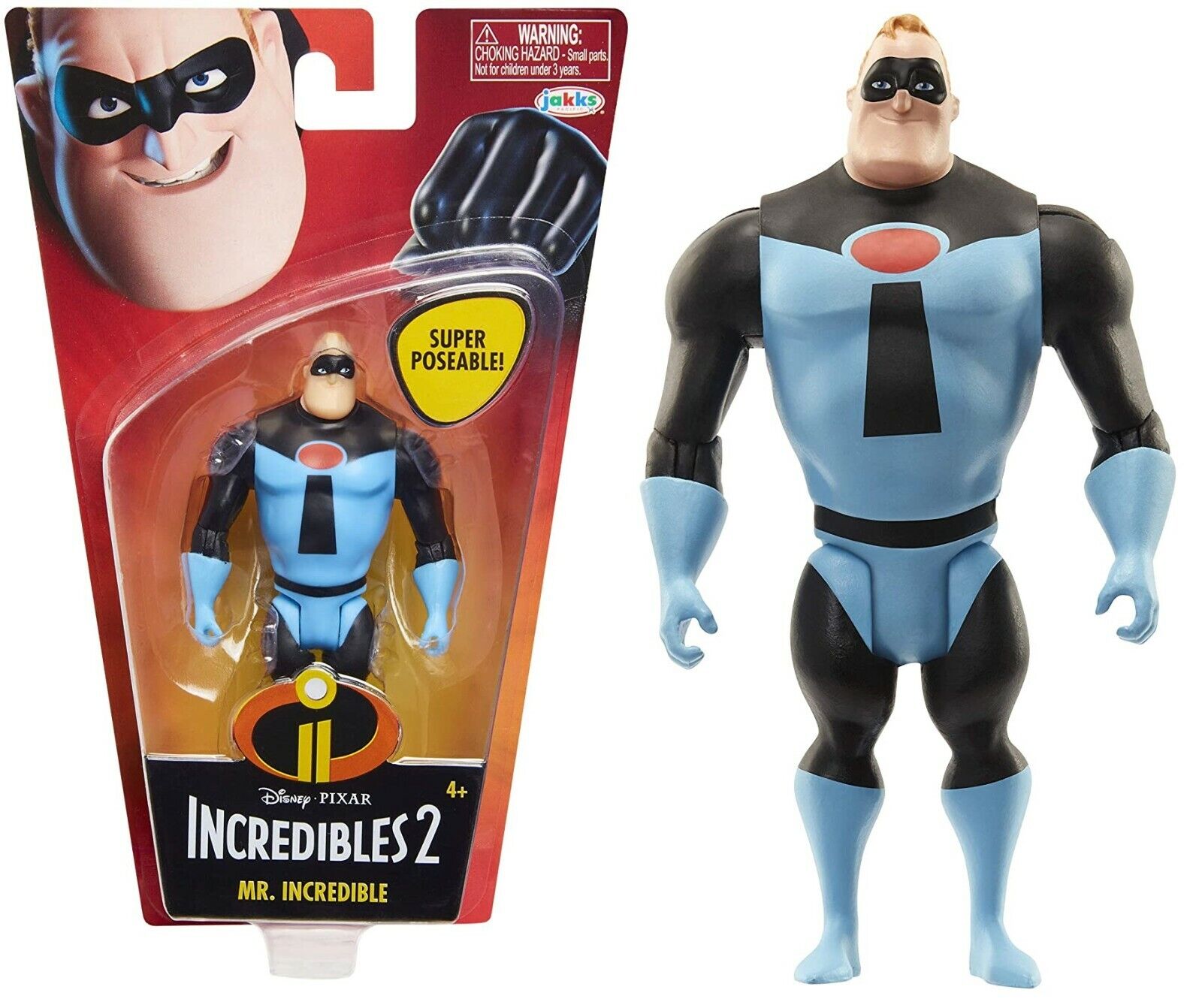 Buy Incredibles 2 Disney Pixar Mr. Incredible Super poseable Action figure for Ages 4 MyDeal