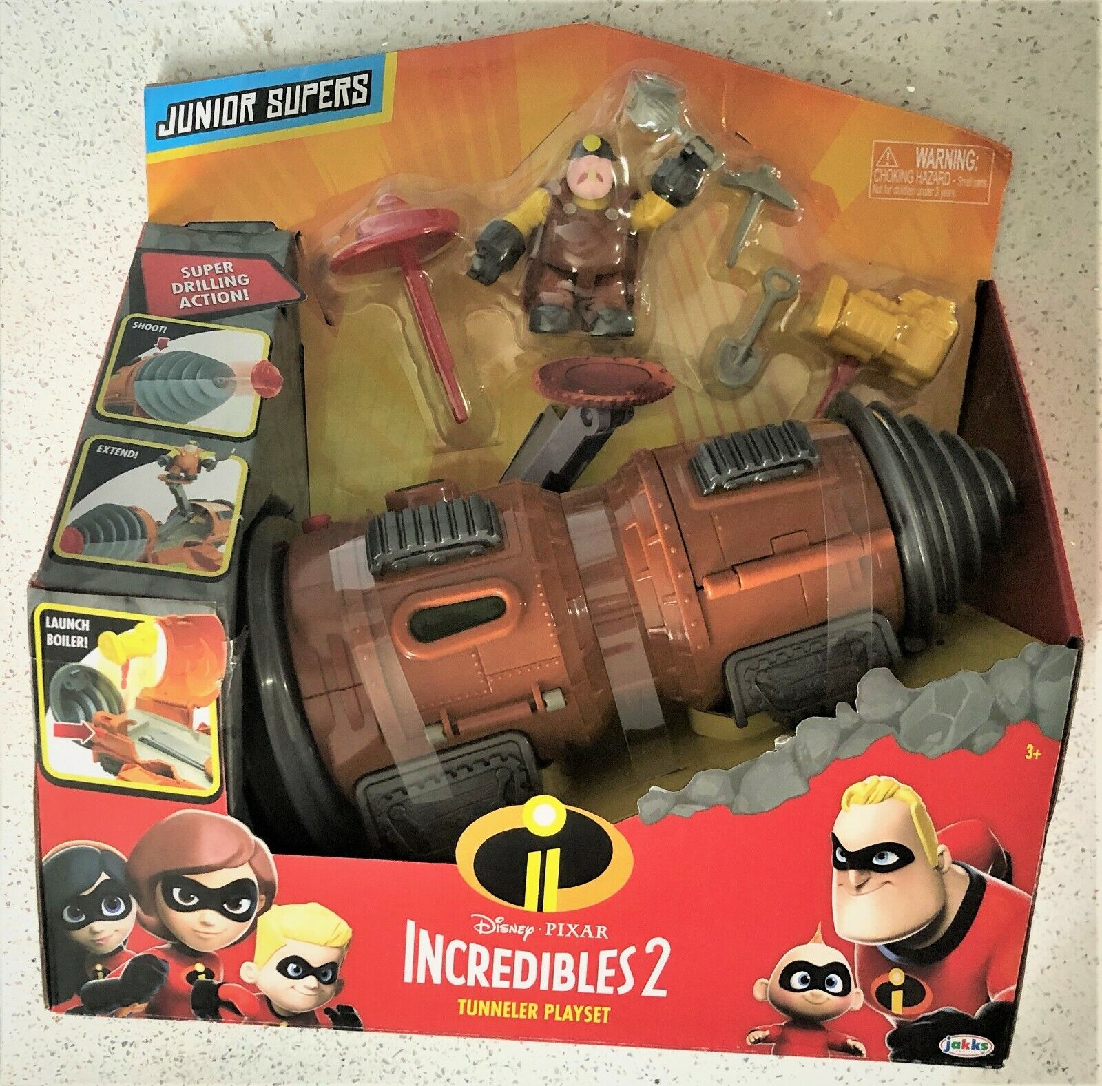 Incredibles tunneler clearance playset