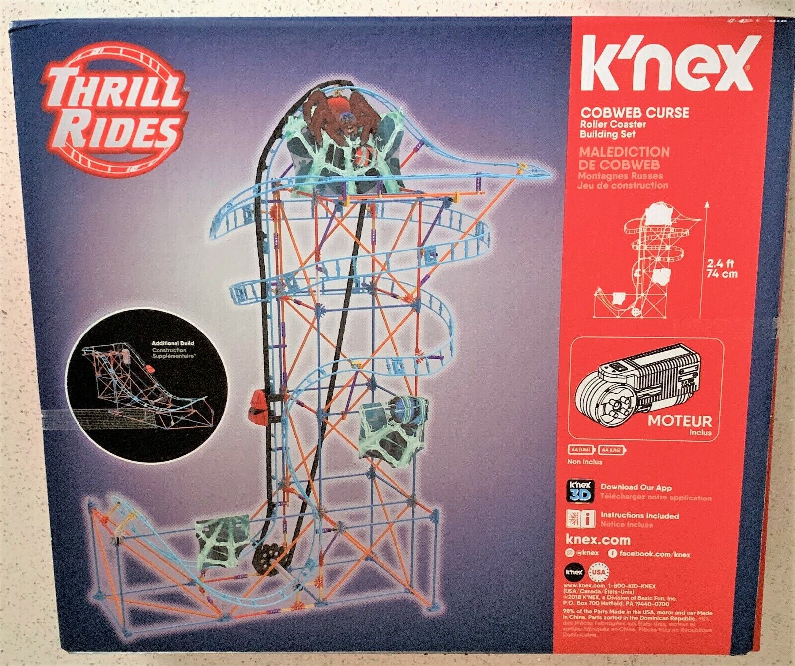 Knex thrill rides store cobweb curse