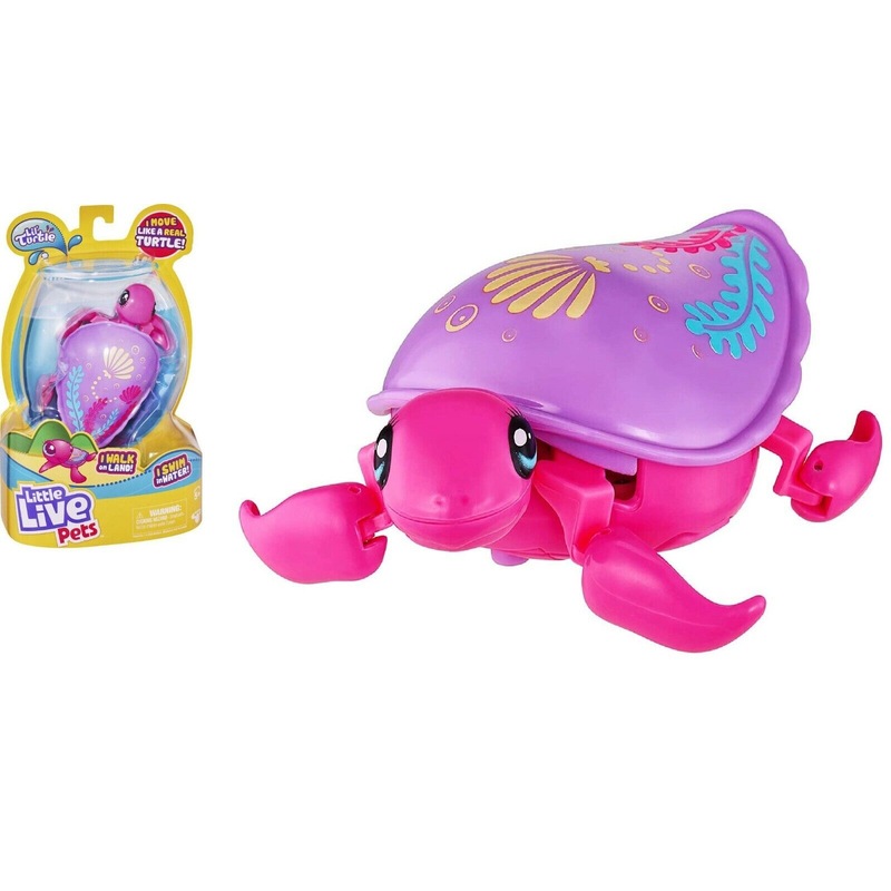 Buy Little Live Pets Turtle Interactive Ages 5+ Toy Swim Water Play