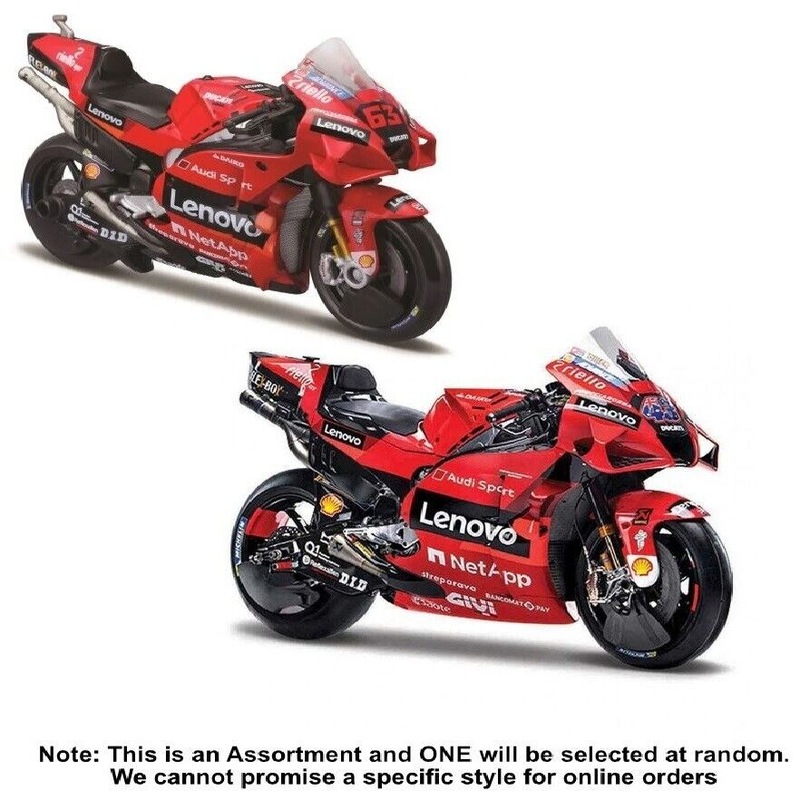 Buy Maisto 118 Moto GP 2021 Ducati Lenovo Team Assortment Designs may