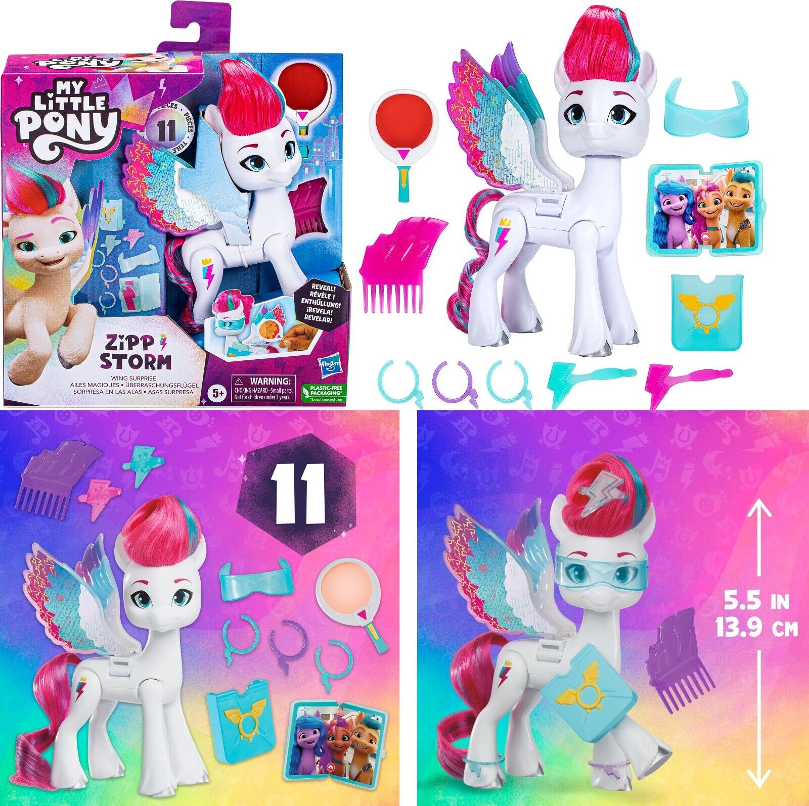Buy My Little Pony Toys Zipp Storm Wing Surprise Fashion Doll With Buy My Little Pony Toys Zipp Storm Wing Surprise Fashion Doll With