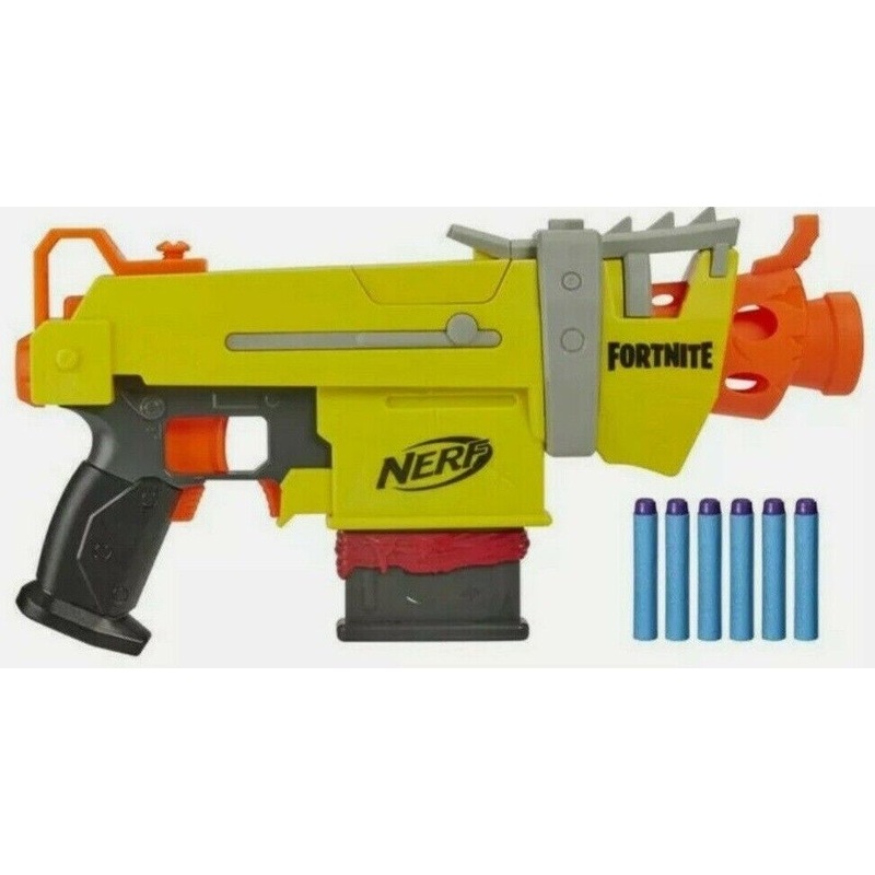 Buy Nerf Fortnite SMG-L Submachine Blaster Ages 8+ Toy Gun Target Darts ...