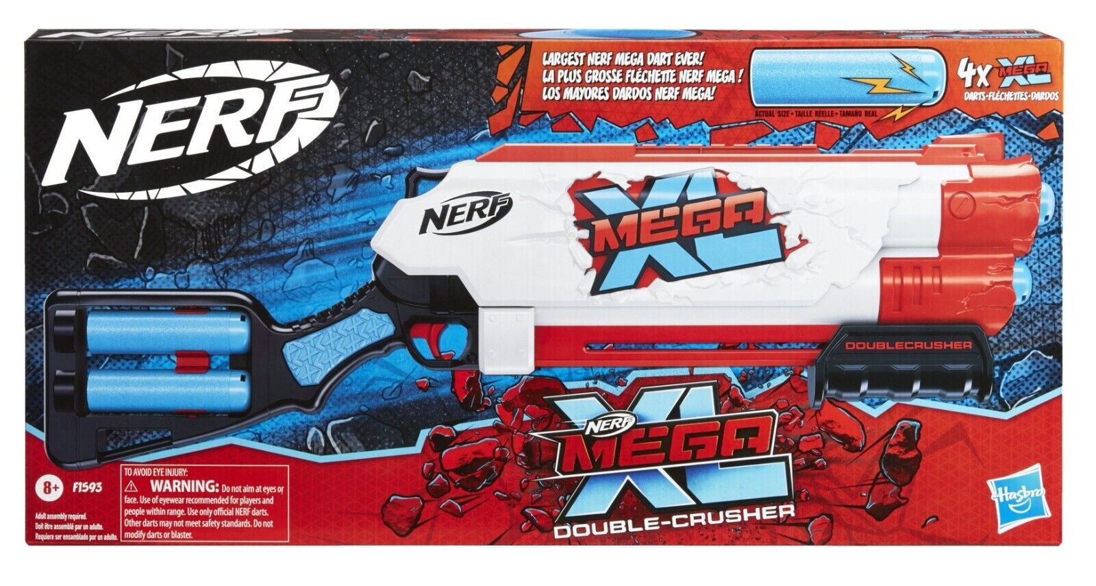 Nerf mega best sale whistler darts