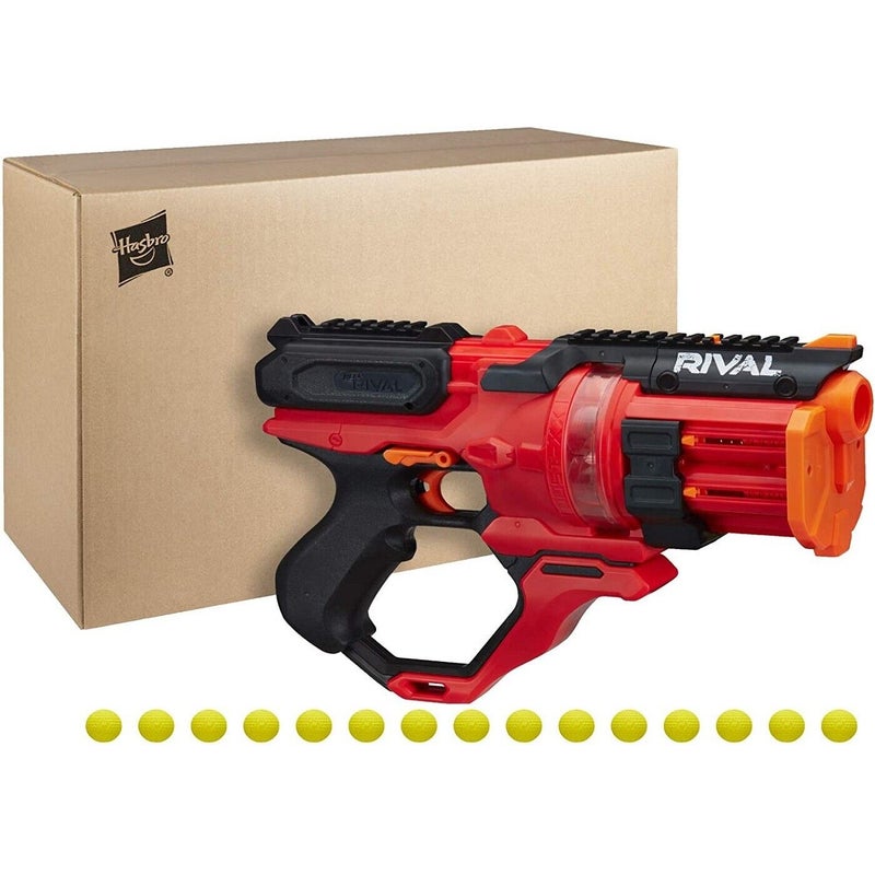 Buy Nerf Rival Roundhouse XX-1500 Red Blaster 15 Nerf Rounds 5 ...