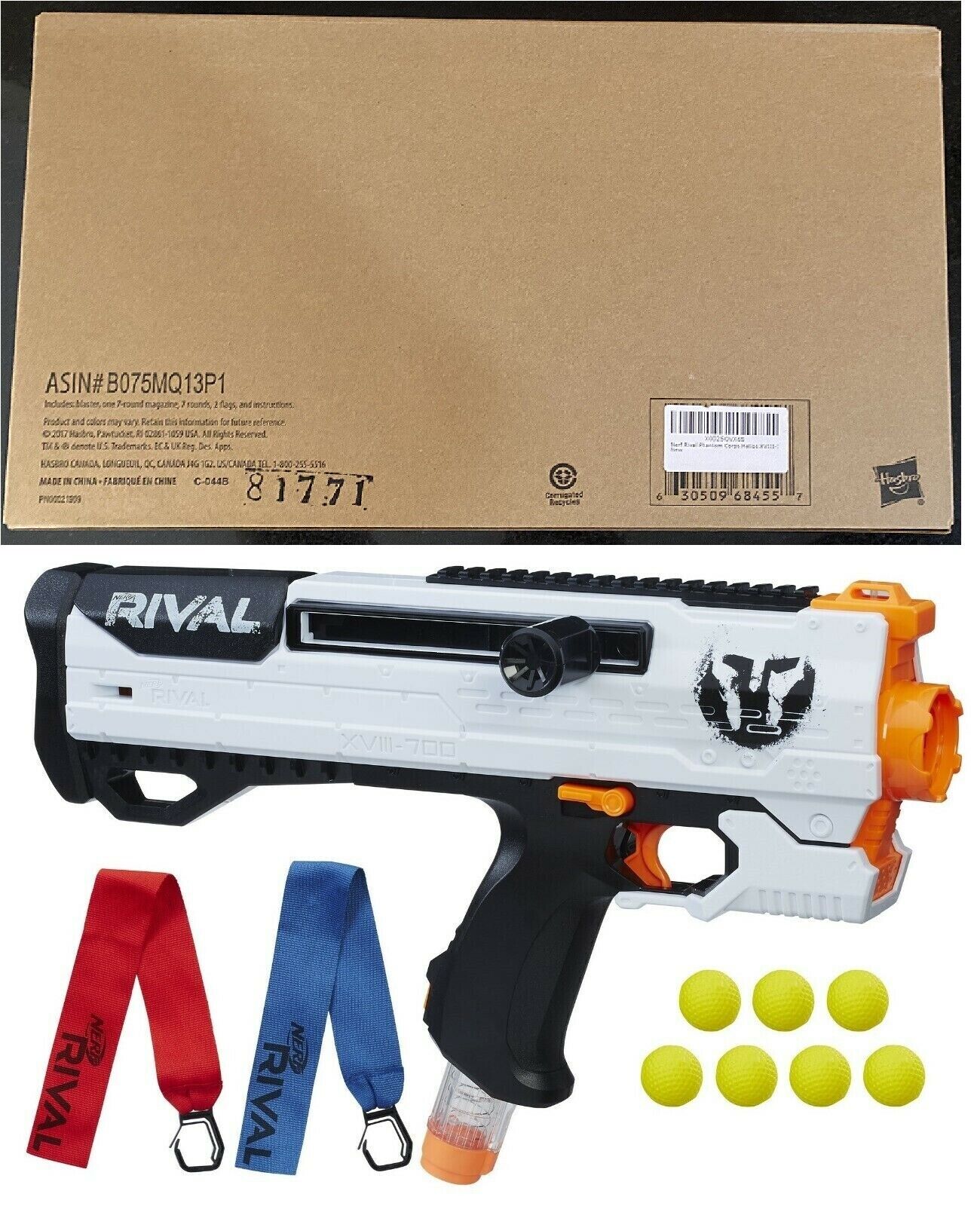 Nerf best sale rival white