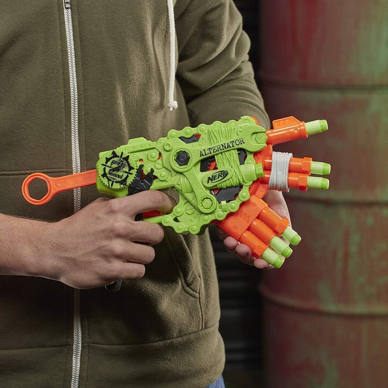 Nerf Zombie Strike ZED Squad Longshot CS-12 Blaster 