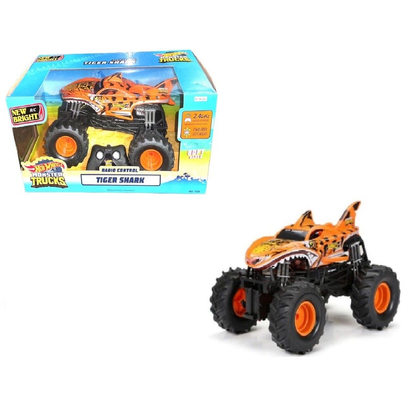 Buy New Bright RC 1:15 Scale Hot Wheels Tiger Shark 6+ Toy Car Race ...