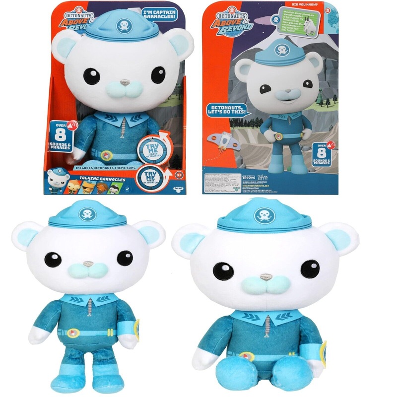 Buy Octonauts Above & Beyond Talking Soft Plush Captain Barnacles Ages ...