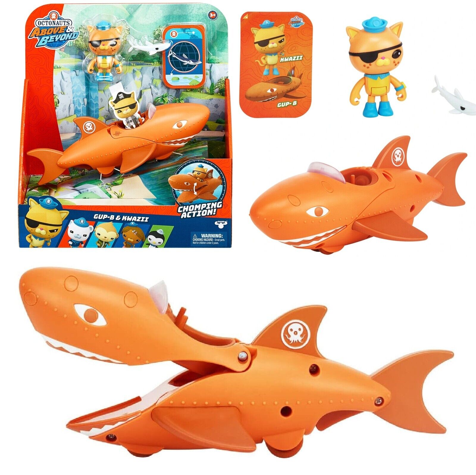 Buy Octonauts Above & Beyond Vehicle Assorted Captain Gup-B & Kwazii ...