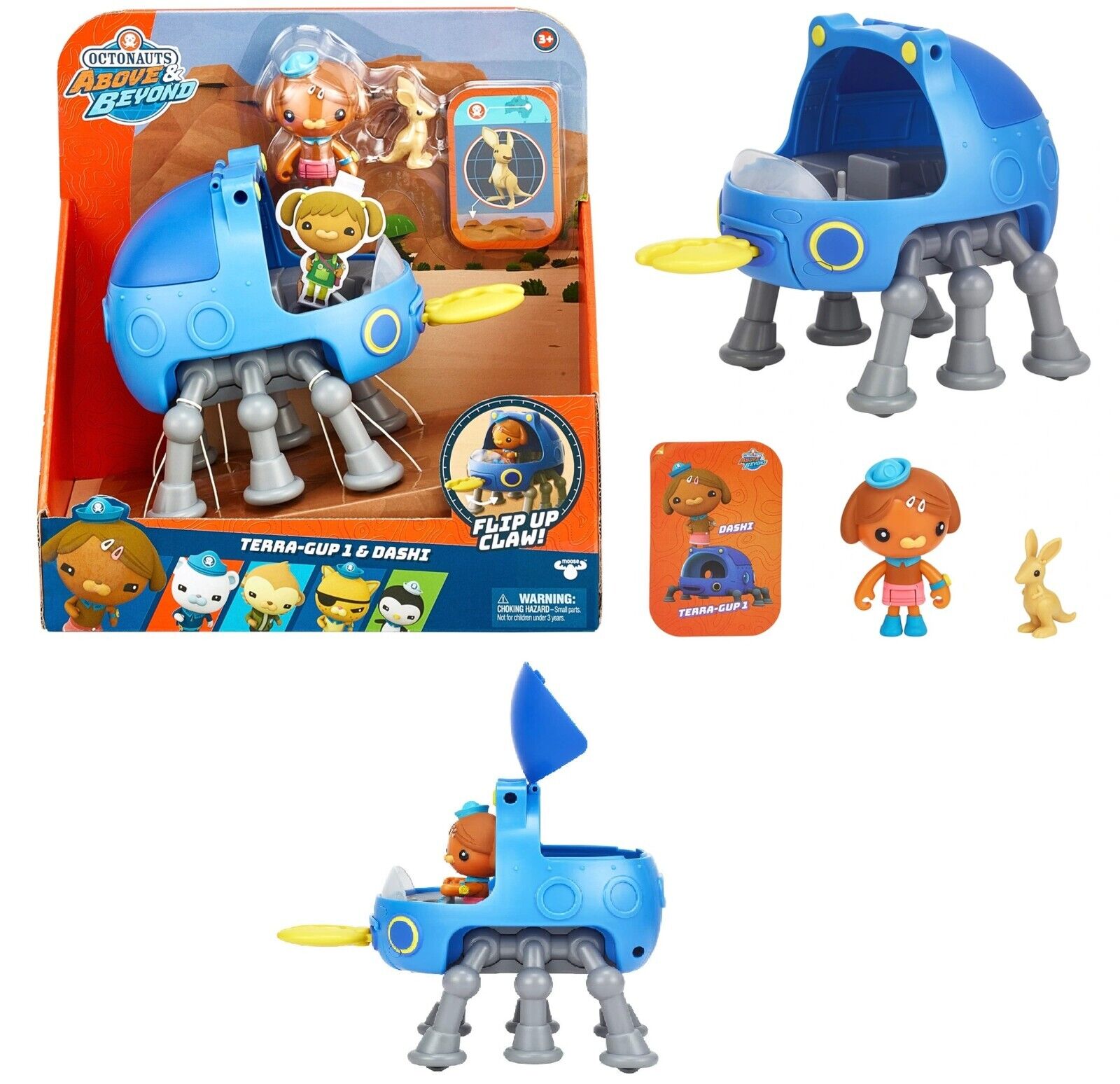 Buy Octonauts Above & Beyond Vehicle Assorted Terra Gup 1 & Dashi - MyDeal