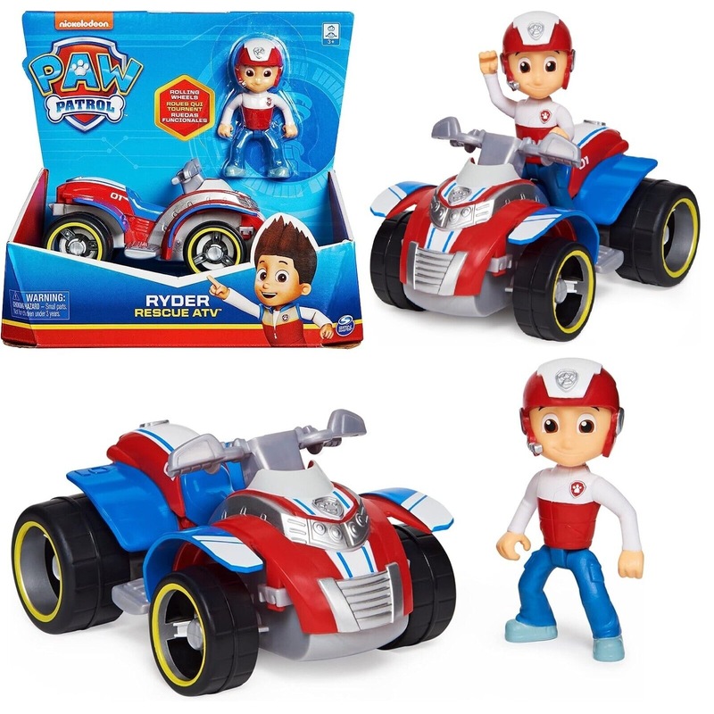 Buy Paw Patrol-Rider Rescue ATV-Age 3+ Toy Car Bulldozer Fire Engine ...