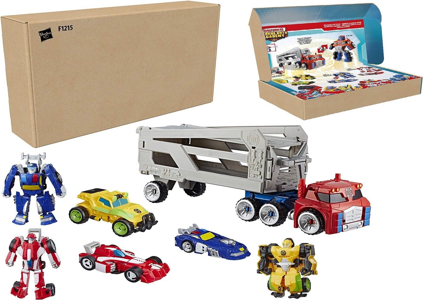Playskool heroes transformers rescue bots optimus prime rescue trailer discount