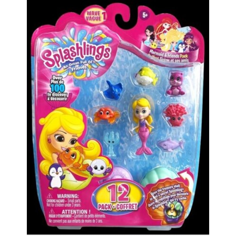 Buy Splashlings Mermaid and Friends Series 1 Coral Canyon Playset 12 ...