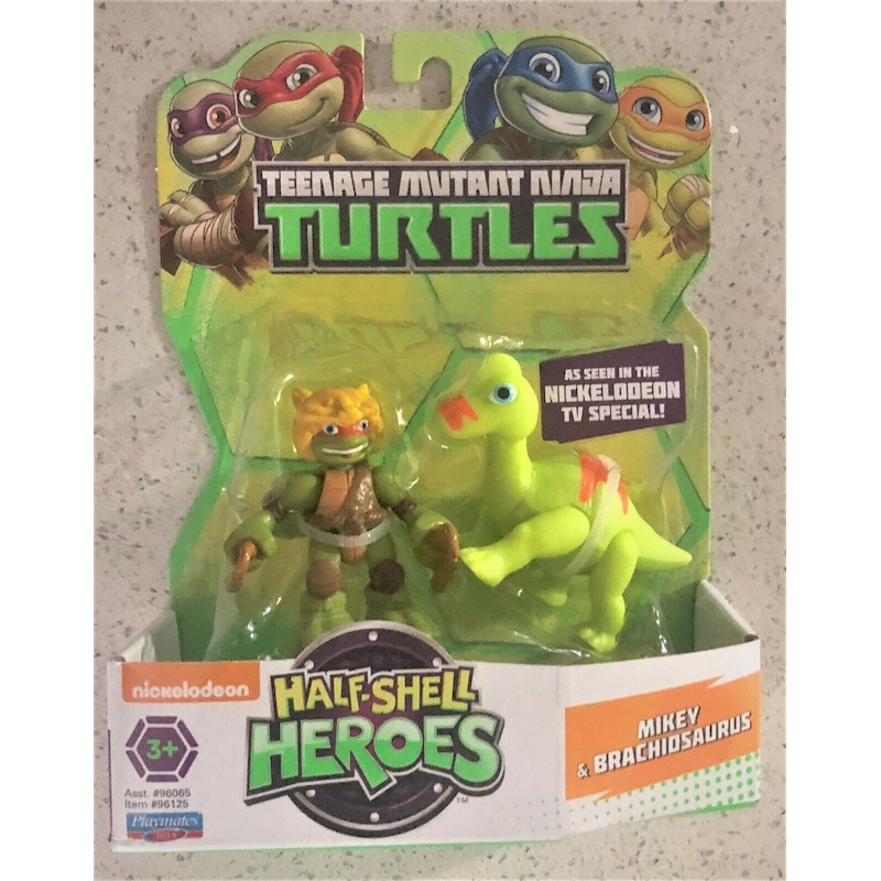 Buy Teenage Mutant-Michelangelo & Brachiosaurus- Ninja Turtles Pre Cool ...