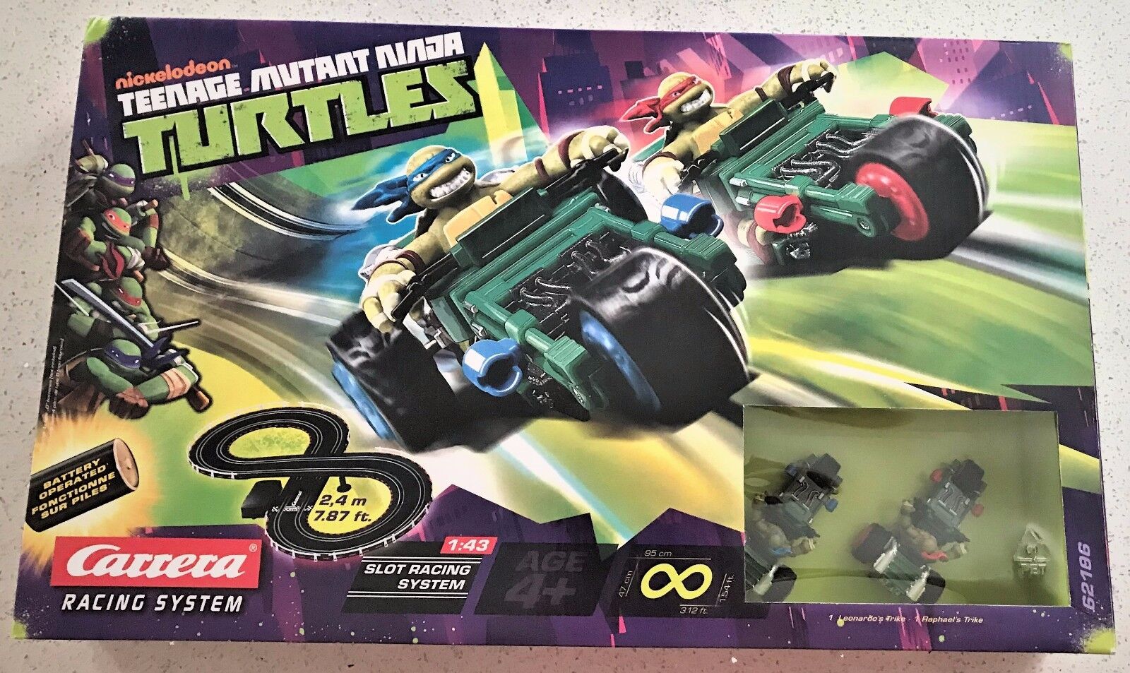 Carrera ninja cheap turtle race track