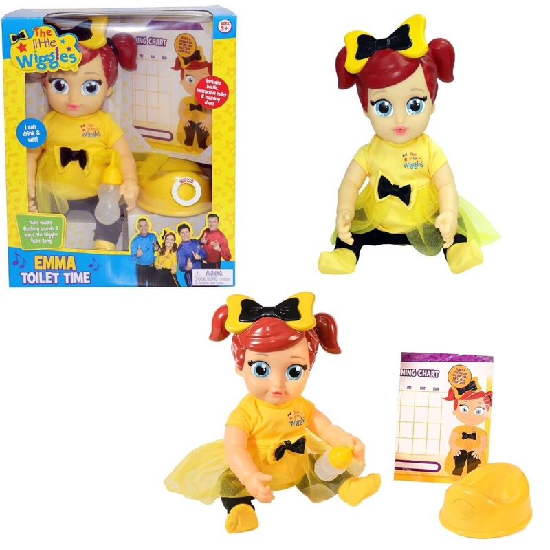 Buy The Wiggles Potty Time Emma Doll Toilet Training Chart Nappy Baby ...