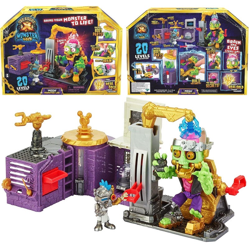 Treasure X Monster Mega Gold Lab - Mad Scientist Mega Monster Lab