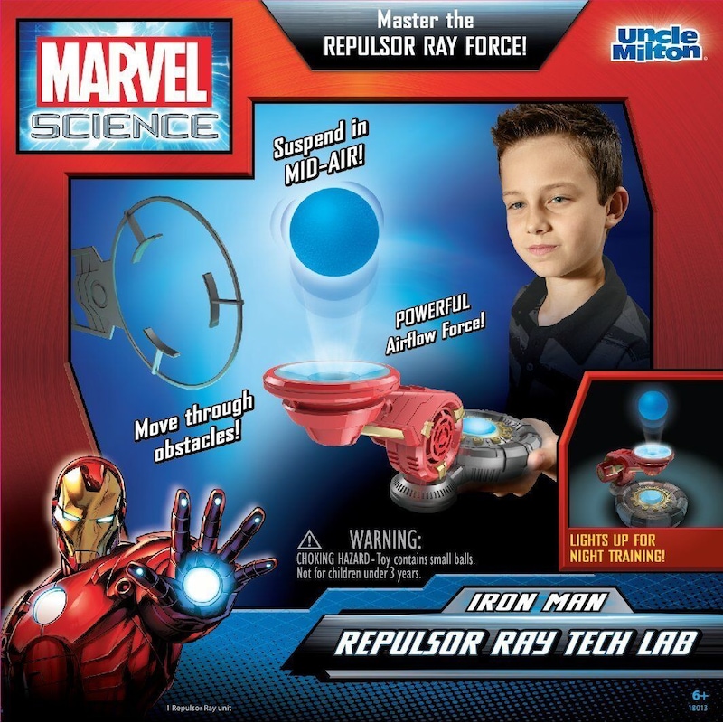 Buy Uncle Milton Marvel Science Iron Man Repulsor Ray Tech Lab Ages 6 ...