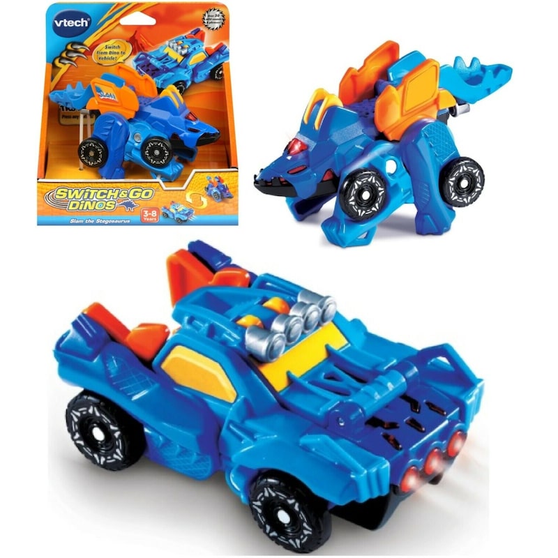 Buy Vtech Switch and Go Dinos - Slam The Stegosaurus - MyDeal