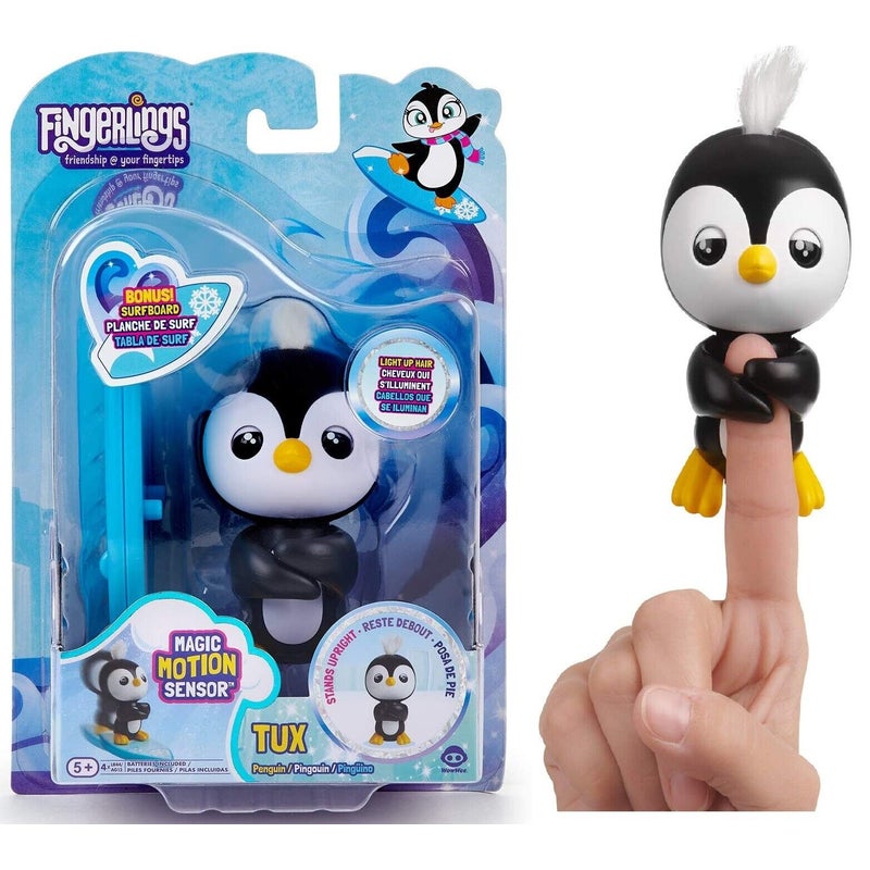 Fingerlings Baby Penguin Tux Figure WowWee - ToyWiz