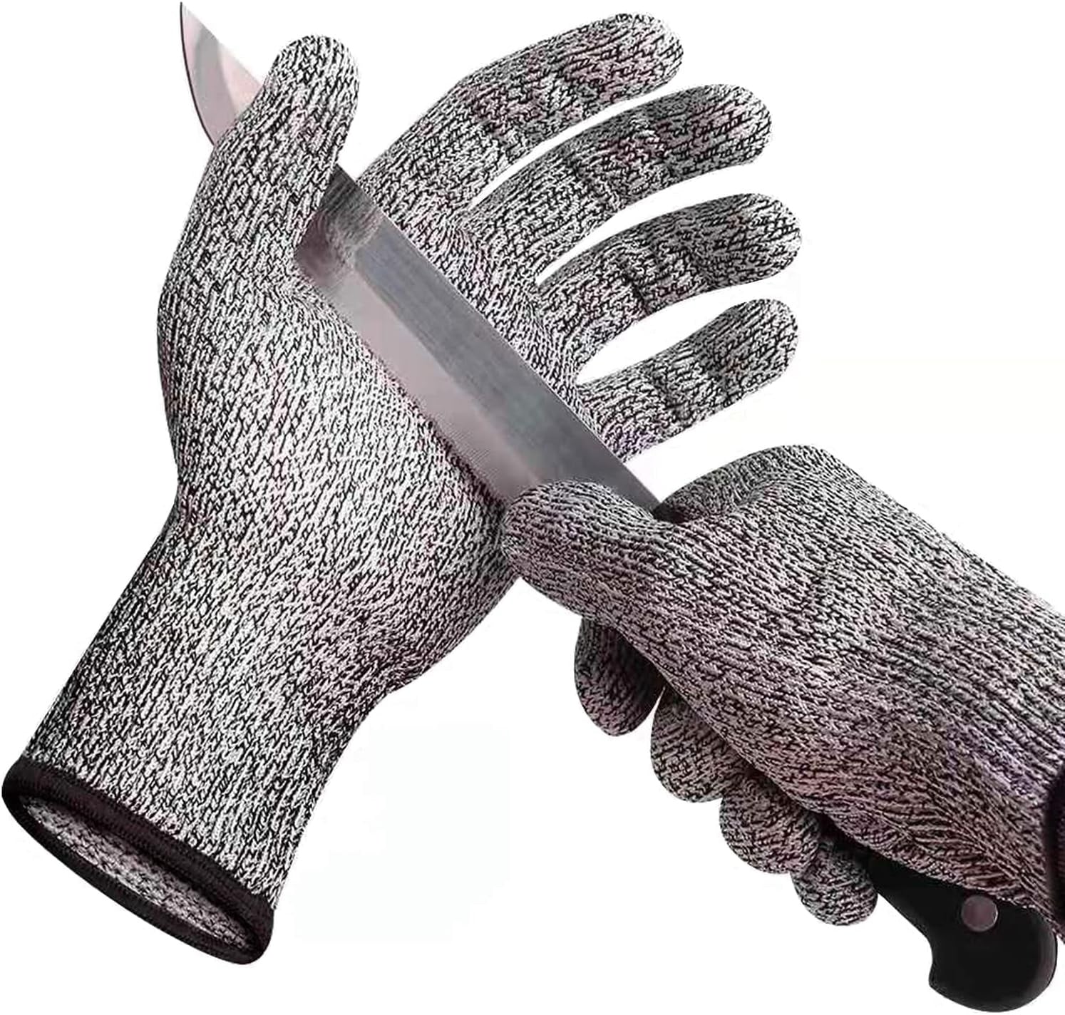 1 pair Safety Cut Proof Anti Resistant Kitchen Butcher Gloves Level Class