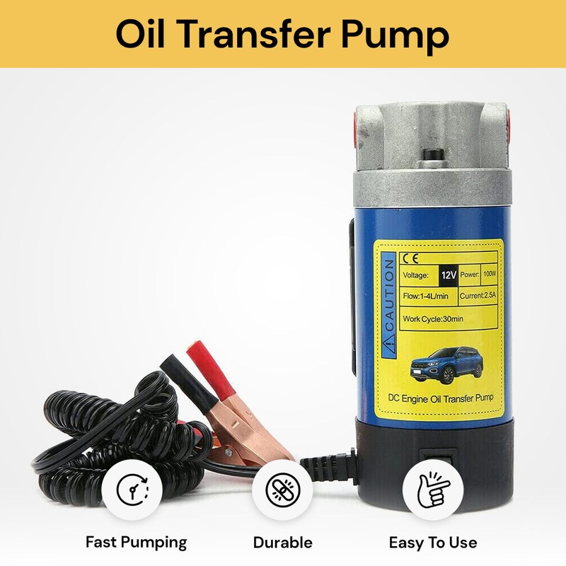 Buy EZONEDEAL 12V Portable Electric Oil Transfer Extractor Fluid