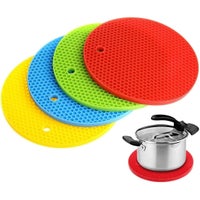 Joie Folding Silicone Trivet - Non Slip Heat Resistant Hot Pad Table