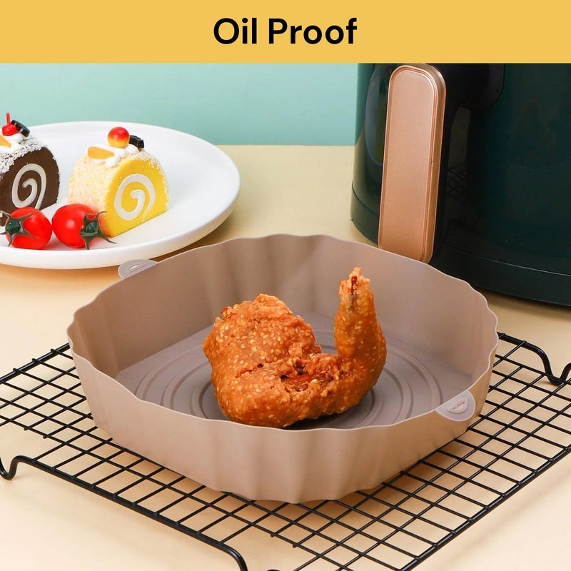 Buy Air Fryer Silicone Pot Air Fryers Oven Accessories Baking Tray - MyDeal