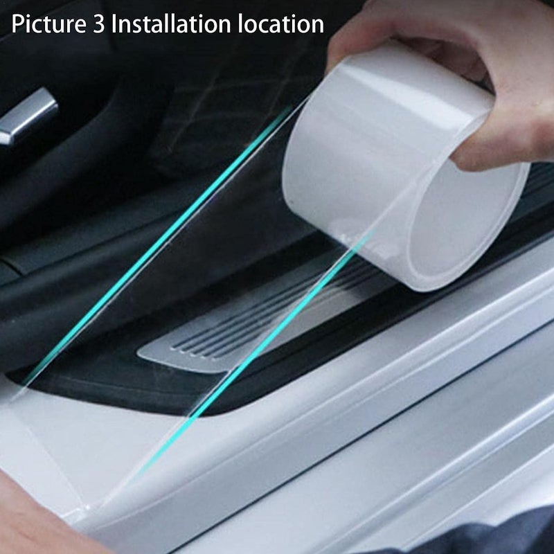  Car Door Edge Guard Clear, Automotive Anti-Collision Strip for Car  Door Edge/Door Sill Protector, Invisible Tape,Anti-Scratch Fits for Front  and Rear Bumper : Automotive