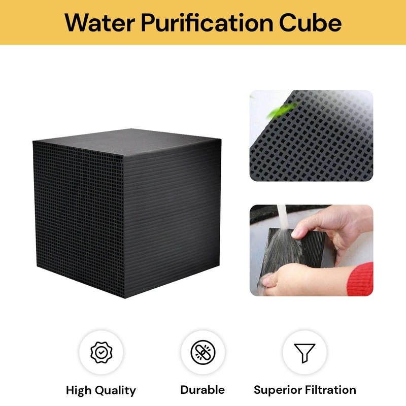 Buy EZONEDEAL EcoAquarium Water Purifier Cube Filter Activated Carbon Ultra Strong Filtration