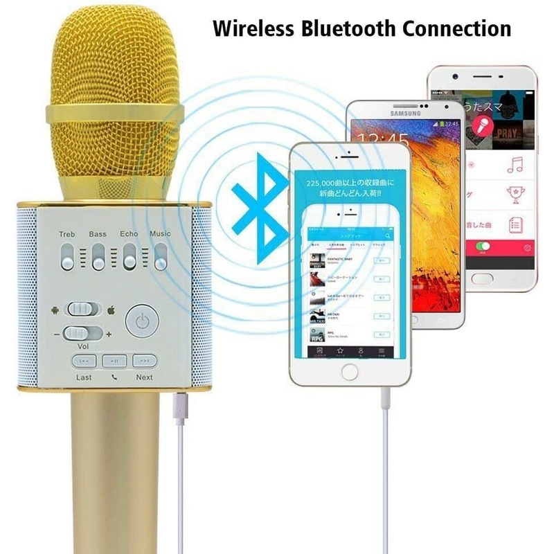 Buy EZONEDEAL Wireless Handheld Karaoke Microphone Portable Speaker